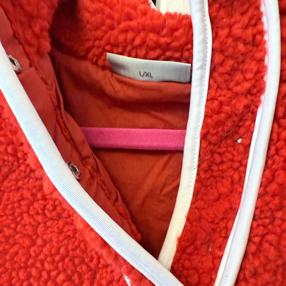 Parke Pullover Fleece Ruby Red L/XL - Picture 6 of 7